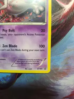 2015 Pokemon Mewtwo Black Star Promo Holo XY101 - Image 4