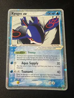 Pokemon Kyogre EX 037 Black Star Promo Holo 2006 - Image 1