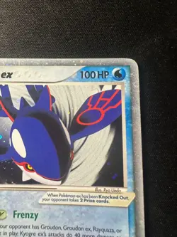 Pokemon Kyogre EX 037 Black Star Promo Holo 2006 - Image 3