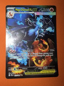 Pokemon TCG Mega Charizard Ex 125 Ultra Rare Holo Full Art Mint Condition - Image 2