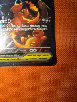 Pokemon TCG Mega Charizard Ex 125 Ultra Rare Holo Full Art Mint Condition - Image 3