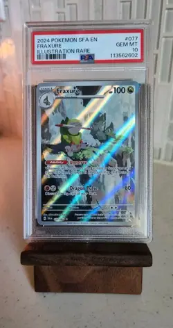 Fraxure 077/064 Pokemon: Shrouded Fable Holo Gem Mint PSA 10 - Image 1