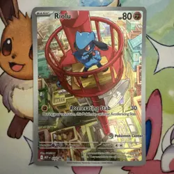 Pokemon TCG Riolu Pokemon Center Black Star Promo 010 Mega Evolutions NM - Image 1