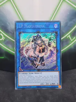 Yugioh I:P Masquerena BLMR-EN085 Secret Rare 1st Edition NM - Image 1