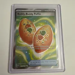 Pokemon TCG Card Buddy-Buddy Poffin 167/132 Me01: Mega Evolution Full Art - NM - Image 2