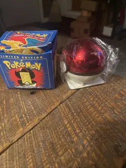 23K Gold Plated CHARIZARD Trading Card 1999 Burger King Pokemon Ball NEW SEALED - Image 1