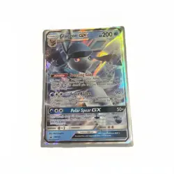 Pokemon TCG Sun Moon Black Star Promo Full Art Glaceon GX Ultra Rare Card #SM147 - Image 1
