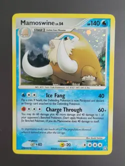 Mamoswine 9/146 Holo Rare Diamond & Pearl Legends Awakened Card 2008 NM/LP - Image 1
