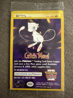 Sealed ELECTABUZZ # 2 Black Star Promo WB Movie WOTC Pokemon Card - Image 1