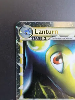 Lanturn Prime 86/95 ULTRA RARE HGSS Unleashed Holo Pokemon TCG Card LP - Image 2