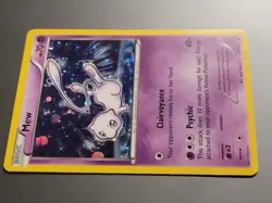 Mew XY192 X & Y Cosmos Holo Ultra Rare Black Star Promo Pokemon Card - LP - Image 2
