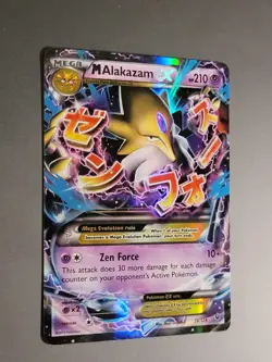 M Alakazam EX 26/124 XY Fates Collide Holo Ultra Rare Pokemon Card MP/LP - Image 2