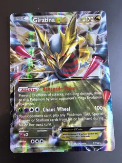 Giratina EX - 57/98 - Pokemon Ancient Origins XY Ultra Rare Card LP - Image 1