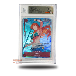 Nami - Alt. Art OP01 PRE ERRATA - BGS 9.5 - One Piece Card Game English - Image 1