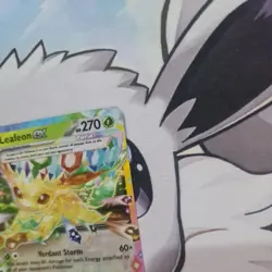 Pokemon TCG Leafeon EX Prismatic Evolutions Holo Card 006/131 NM/M Condition - Image 3
