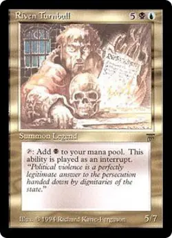 Magic MTG - Riven Turnbull - Legends - PLAYED - EN - Image 1