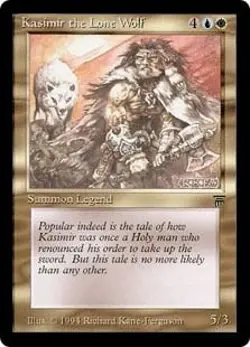 Magic MTG - Kasimir the Lone Wolf - Legends - PLAYED - EN - Image 1