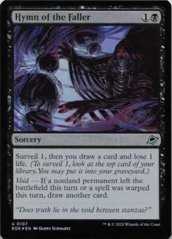 Hymn of the Faller - FOIL - U Edge of Eternities 107 - MTG - Image 1