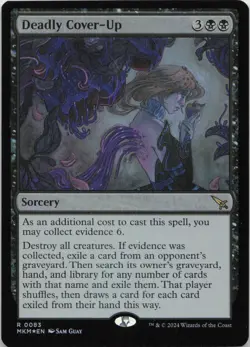 Deadly Cover-Up - FOIL - R Murders at Karlov Manor 83 - MTG - Image 1