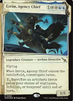 Ezrim, Agency Chief (Showcase) - FOIL - R Murders at Karlov Manor 360 - MTG - Image 1