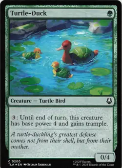 Turtle-Duck - FOIL - C Avatar: The Last Airbender 200 - MTG - Image 1