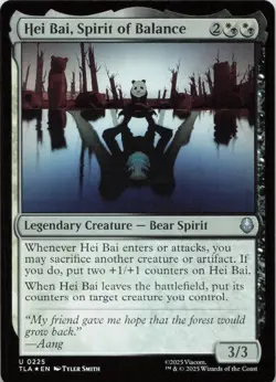 Hei Bai, Spirit of Balance - FOIL - U Avatar: The Last Airbender 225 - MTG - Image 1