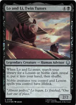 Lo and Li, Twin Tutors - FOIL - U Avatar: The Last Airbender 108 - MTG - Image 1