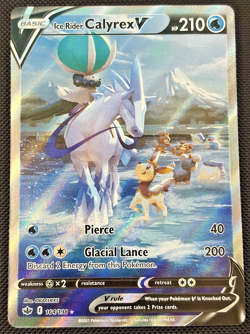 Pokemon Chilling Reign Ice Rider Calyrex V 164/198 Alternate Art Full Art NM - Image 1