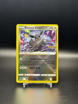 POKEMON SWSH POKEMON GO! PROMO #SWSH230 RADIANT EEVEE BLACK STAR PROMO - NM - Image 1