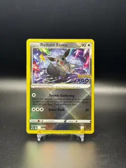 POKEMON SWSH POKEMON GO! PROMO #SWSH230 RADIANT EEVEE BLACK STAR PROMO - NM - Image 3