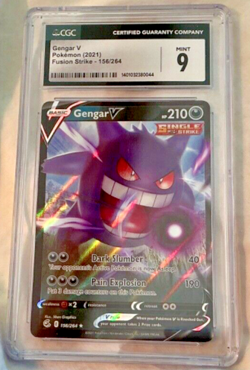 Gengar V 156/264 Ultra Rare Holo - 2021 Pokemon Fusion Strike - CGC 9 Mint - Image 1