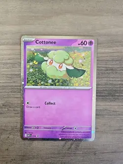 Pokemon TCG Cottonee MEP 018 Phantasmal Flames Promo NM - Image 1