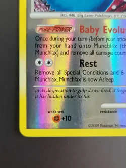 Munchlax 69/111 Platinum Rising Rivals Reverse Holo Pokemon TCG - LP - Image 4