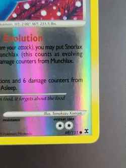 Munchlax 69/111 Platinum Rising Rivals Reverse Holo Pokemon TCG - LP - Image 5