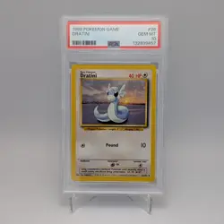 Dratini 26/102 Base Set PSA 10 GEM MINT FRESH CERT Graded Pokemon TCG 1999 WOTC - Image 1