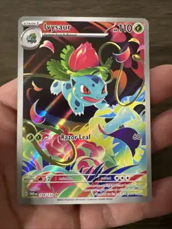 Pokemon TCG Ivysaur Holo Full Art Mega Evolution 134/132 - Image 1