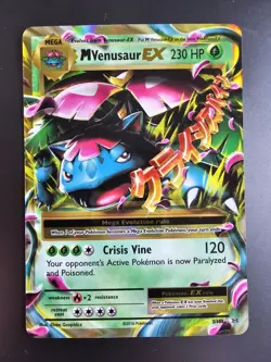 2016 POKEMON XY EVOLUTIONS #2/108 MEGA VENUSAUR HOLO - Image 1