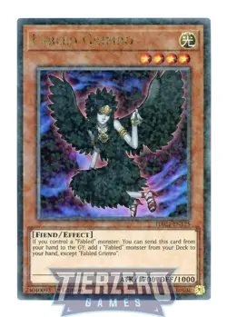 Yugioh Fabled Grimro HAC1-EN125 DT Ultra Rare 1st Edition NM/LP - Image 1