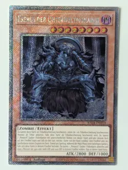 Erebus der Unterweltmonarch RA04-DE019 Platinum Secret Rare DE NM YUGIOH - Image 1