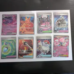 Phantasmal Flames Mega Evolution EX Bundle Job lot Full Art Rare 8X Card POKEMON - Image 1
