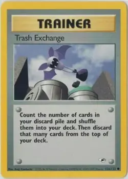 Trash Exchange 126/132 Gym Heroes Pokemon Card LP - Image 1