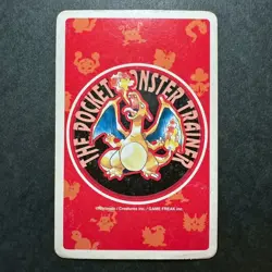 S2327 Magnemite 5 of Diamonds Red Charizard Deck Playing Poker Card Pokemon J24 - Image 2