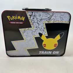 Pokemon Trading Card 25th Anniversary Collectors Chest Tin Lunchbox - Image 3