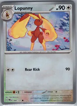 Lopunny (Master Ball) 084/131 SV: Prismatic Evolutions - Pokemon Card - NM - Image 1