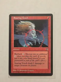 Searing Touch - Tempest - MP - Uncommon - Instant - MTG - Image 1