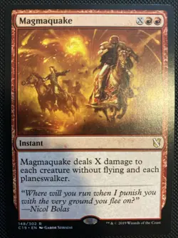 English - MTG Magmaquake - Commander 2019 - Image 1