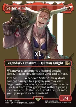 MTG Borderless Universes Beyond: Final Fantasy FIN Seifer Almasy MINT - Image 1