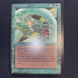 English - MTG Craw Wurm - LP - Vintage - Limited Edition Beta (1993) - Image 1
