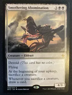 English - MTG Smothering Abomination - Battle For Zendikar - Image 1