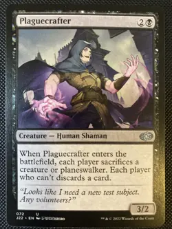 English - MTG Plaguecrafter - Jumpstart 2022 - Image 1